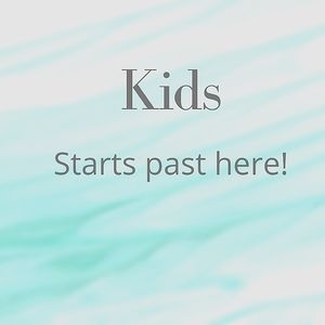 Kids Items past this slide